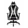 Cadeira de gaming normal Diablo X-HORN 2.0 preta e branca