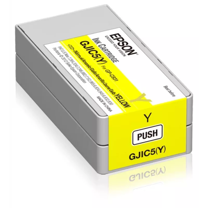 Epson GJIC5(Y): Tinteiro para ColorWorks C831 (Amarelo) (QME=10)