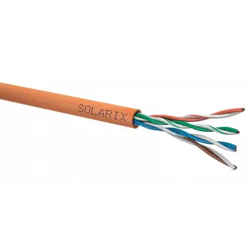 Cabo Solarix Twisted Pair CAT.5E UTP LSOHFR B2ca 305 m (SXKD-5E-UTP-LSOHFR-B2ca)