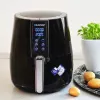 Fritadeira Blaupunkt AFD501 dupla 2,5 L de pé 1500 W fritadeira preta