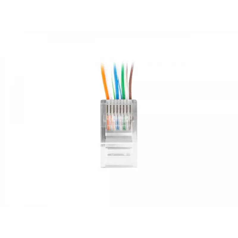Conector de rede RJ45 PLU-5000EZ CAT. 5e UTP (100 unid.)