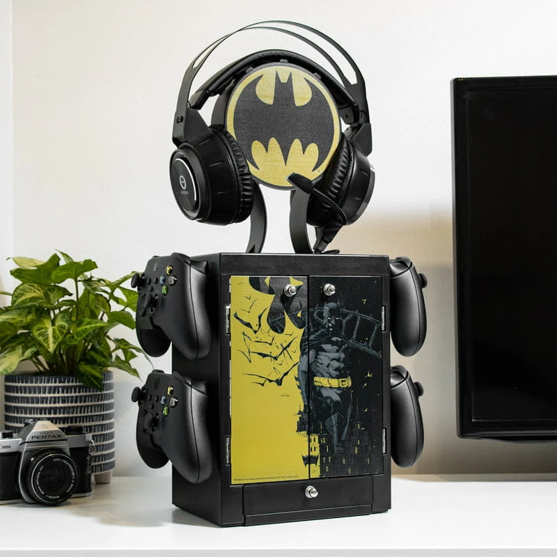 Suporte de jogos oficial Batman Numskull Games, suporte para jogos, Xbox, preto, com fios, 1 unid.