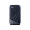 WD My Passport SSD WDBAGF0010BBL - SSD - encriptado - 1 TB - externo (portátil) - USB 3.2 Gen 2 (conector USB-C) - AES de 256 bits - azul meia-noite
