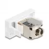 Módulo de rede RJ45 DELOCK 90904 Cat.6A com LED para painéis Keystone e patch panels