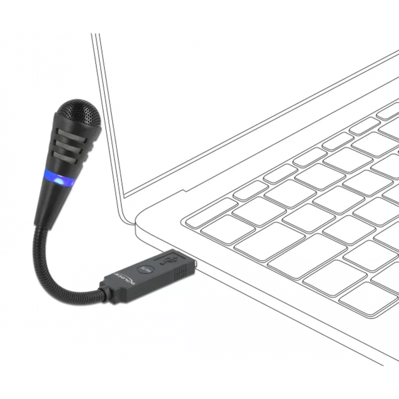 Microfone para portátil DeLOCK 66499