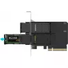 Placa adaptadora PCIe icybox MB312M4P-B — 2× M.2 NVMe para PCIe 4.0 x8 (bifurcação)