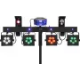 Conjunto de luz LED EUROLITE KLS Scan Pro Next FX design compacto RGBW