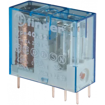 Finder Relé de potência de PCB 6 VDC 650 mW (40.52.9.006.0000)