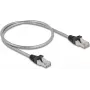 Cabo DeLOCK RJ45 Cat.6A U/FTP RJ-45 0,5 m prateado