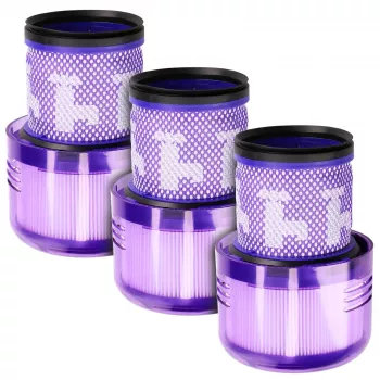 Conjunto de filtros laváveis para aspirador vertical Dyson V11/SV14/SV15/SV16/SV17, 3 unid.