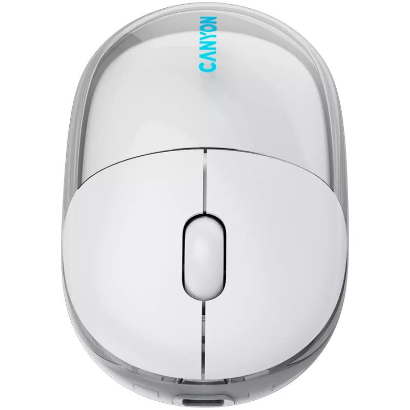 Rato CANYON OnClick 24 BT/ sem fios transparente/branco