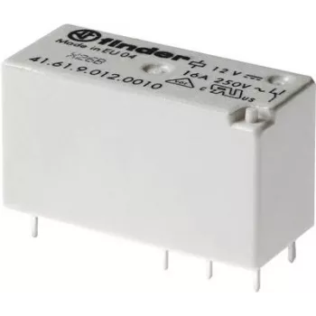 FIN 41.61.9 12V - Relé de encaixe 1x UM 250V/16A 12V RM 5,0mm (41.61.9.012.0010)