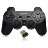 VAKOSS GP-4705BK comando sem fios USB, PC/PS3, vibração dual shock, analógico/digital, preto