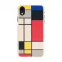 Capa para smartphone man and wood para iPhone XR – parte traseira em madeira, moldura branca