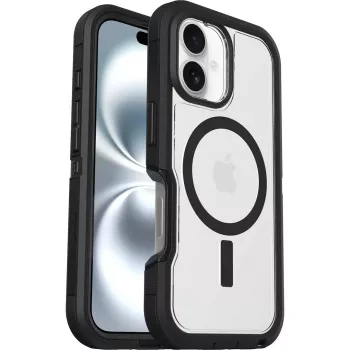 OtterBox Defender XT capa para iPhone 16 Dark Side transparente/preto