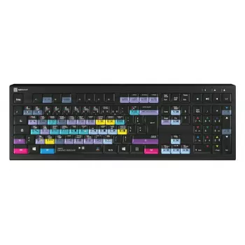 Teclado Logickeyboard ASTRA 2 USB AZERTY inglês preto