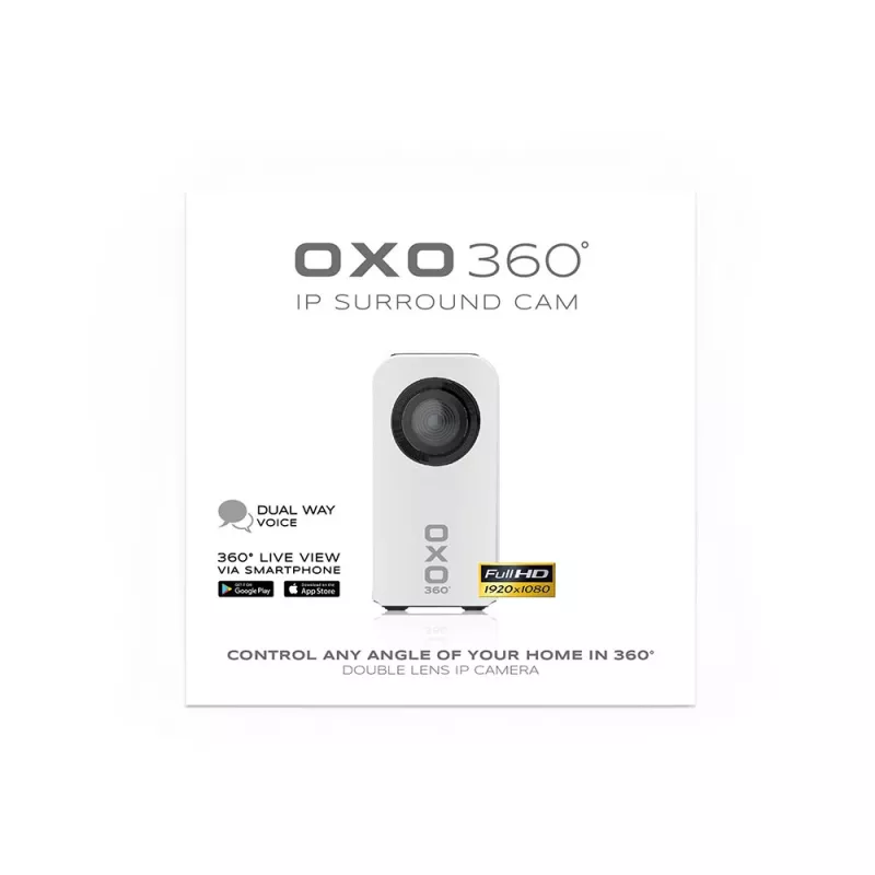 Câmara de vigilância Easypix OXO 360° IP Cam 56200