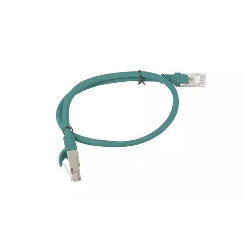 Lanberg PCU6-20CC-0050-G Cabo patch Cat6 U/UTP, 0,5 m, verde, 10 unidades