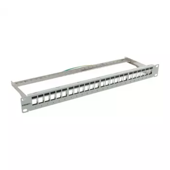 Keystone, Module Carrier, 48,30cm (19) Patch panel para 24x módulos TP, 1HE, Lich (S216321)