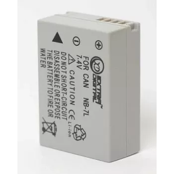 Bateria Extra Digital NB-7L de iões de lítio 3,7 V 1120 mAh compatível com dispositivos Canon