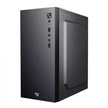 Caixa de computador Sbox PCC-12 MicroATX preta