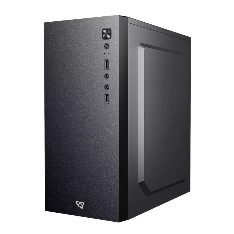 Caixa de computador Sbox PCC-12 MicroATX preta