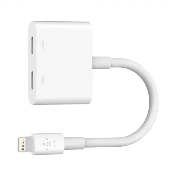 Belkin | Cabo Lightning Audio + Charge RockStar, 11,5 cm, branco | F8J198btWHT