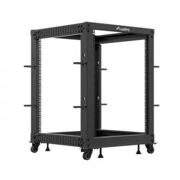 Rack autónomo Lanberg OR01-6115-B 15U preto capacidade 600 kg