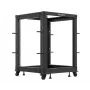 Rack autónomo Lanberg OR01-6115-B 15U preto capacidade 600 kg