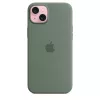 Apple iPhone 15 Plus Capa de silicone com MagSafe - Cypress