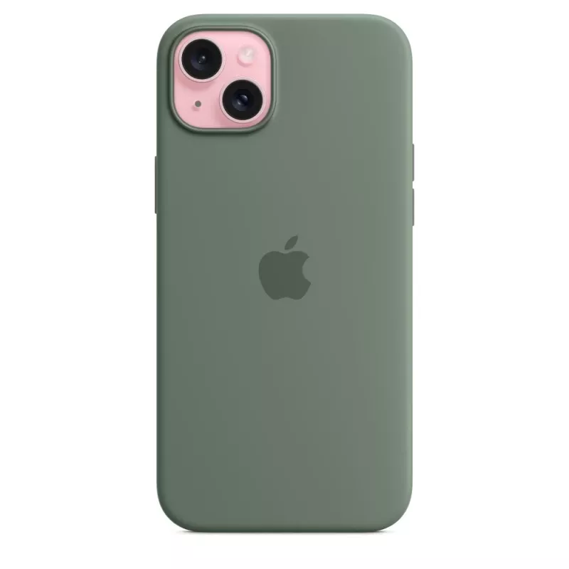Apple iPhone 15 Plus Capa de silicone com MagSafe - Cypress