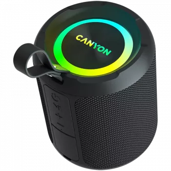Altifalante portátil CANYON OnMove 11 IPX6 TWS 20W EQ RGB preto