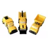 Conjunto de veículos Popular Playthings Mix or Match Vehicles Construction preto amarelo