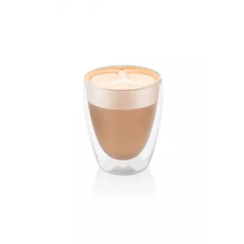 Copos de cappuccino Eta 240 ml transparente vidro borossilicato