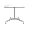 Tampo de secretária Leitz 65360001 quadrado alumínio branco 600x800x750mm