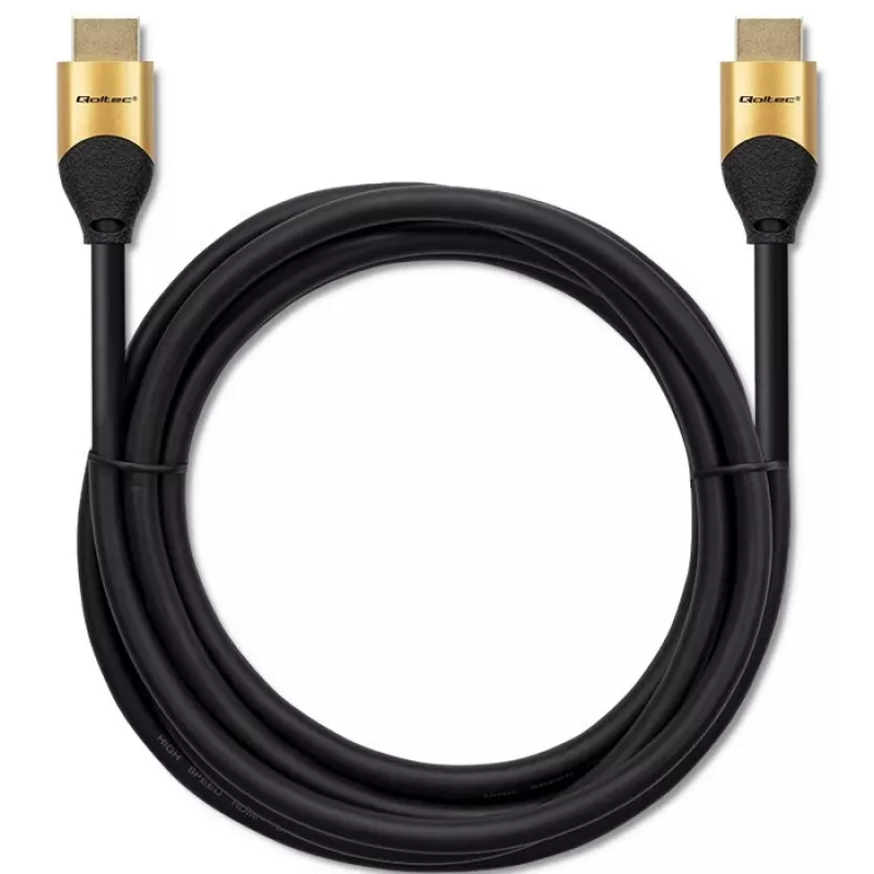 Qoltec 50357 cabo HDMI 5 m HDMI tipo A (Standard) preto