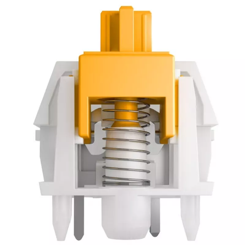 Interruptor mecânico GLORIOUS Panda Silent 5-Pin tátil MX-Stem 50g pré-lubrificado 36 unid.