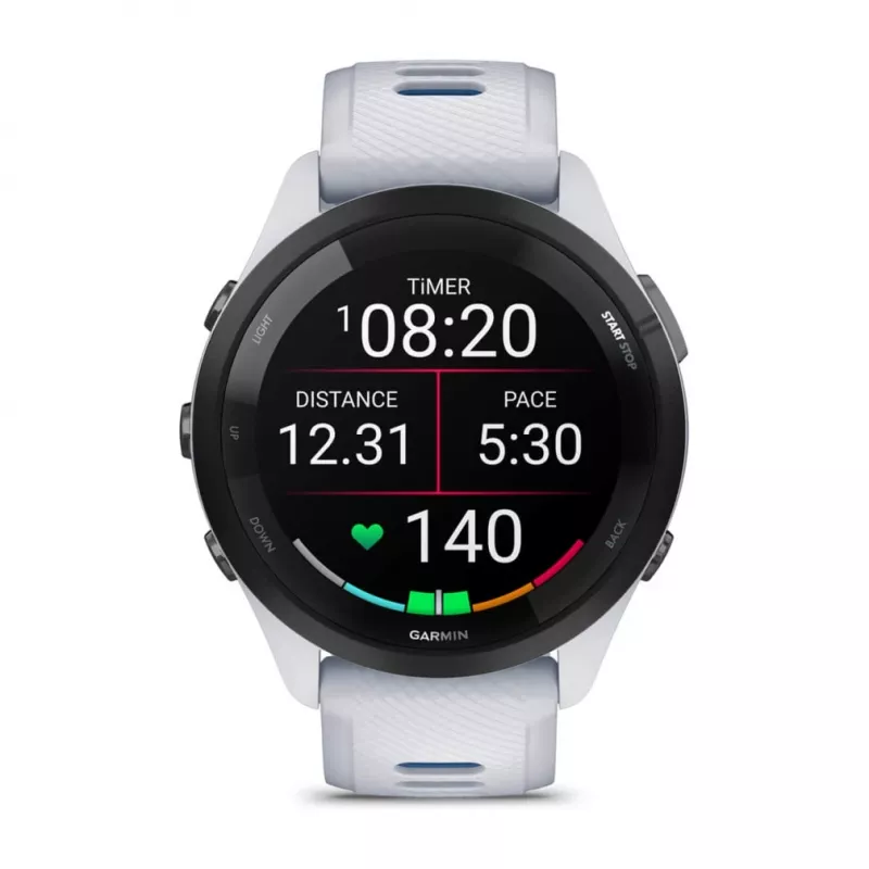 Smartwatch GARMIN Forerunner 265 — caixa em GFRP de 46 mm, AMOLED 1,3