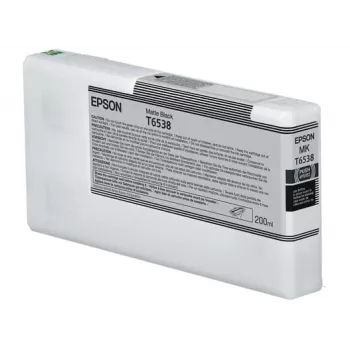 Cartucho de tinta Epson C13T65380N preto-mate 200 ml original embalagem individual