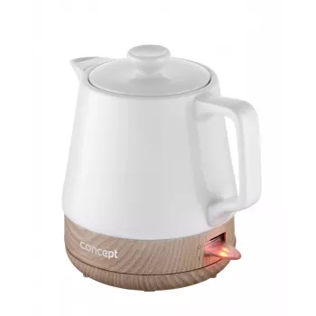 Chaleira elétrica de cerâmica Concept RK0060 1,0 l branca