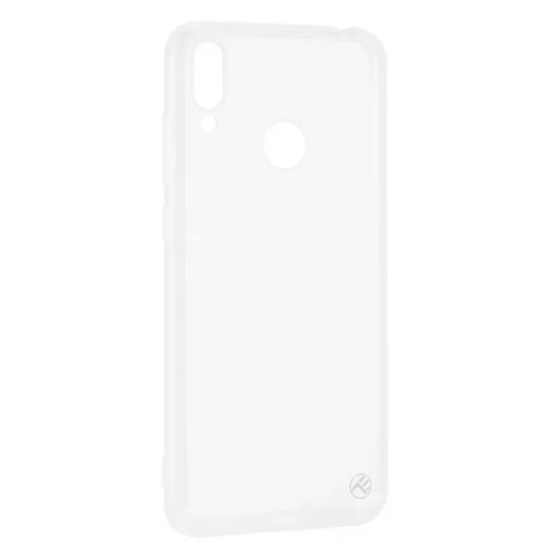 Capa de silicone para Huawei Y9 2019, Tellur, transparente