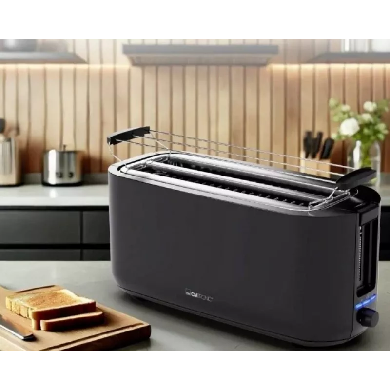 Torradeira Clatronic TA 3802 4 fatias 1400 W preta