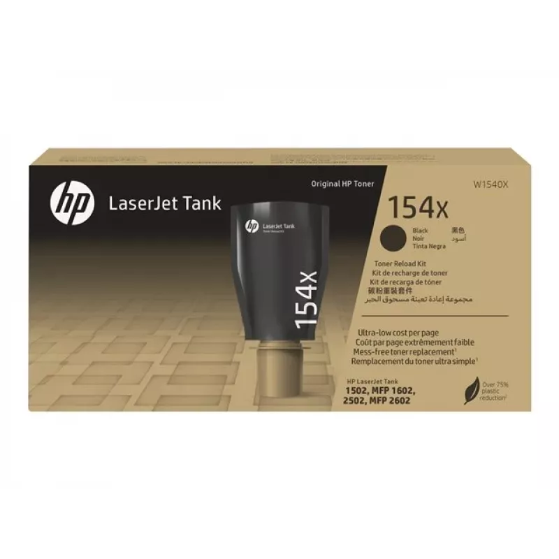 Kit de recarga de toner HP 154X alto rendimento preto original LaserJet Tank