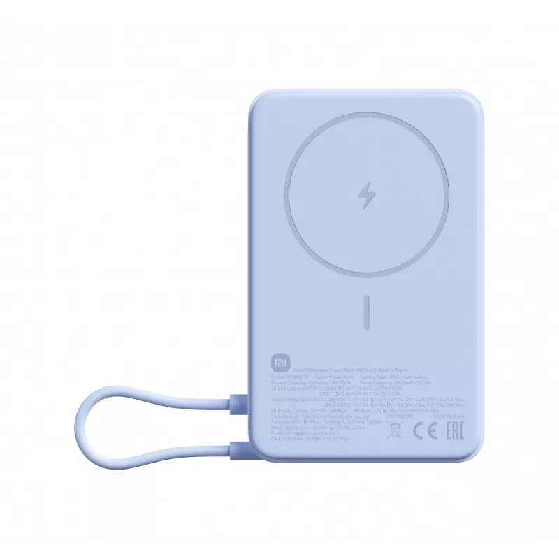 Xiaomi Power Bank 33W Magnetic 10000mAh, azul (BHR08PCGL)
