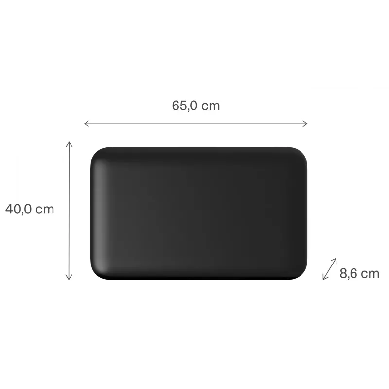 Aquecedor de painel inteligente WiFi Mill Invisible | PA700WIFI4B | Aquecedor de painel | 700 W | Para espaços até 9-12 m² | Preto | IPX4