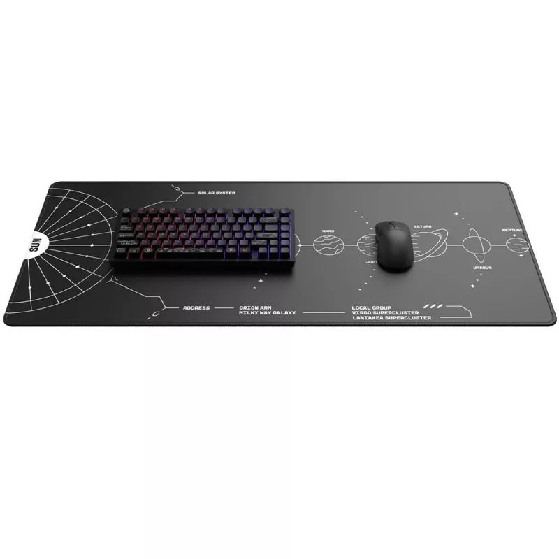 Teclado gaming Dark Project ALU81A Terra Nova, ISO, preto