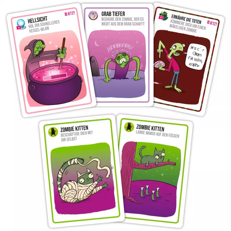 Zombie Kittens, Jogo de Cartas