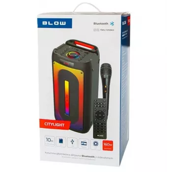 Altifalante Bluetooth CityLIGHT + comando + microfone