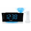 Blaupunkt CRP81USB rádio-despertador com projeção e carregamento USB, preto