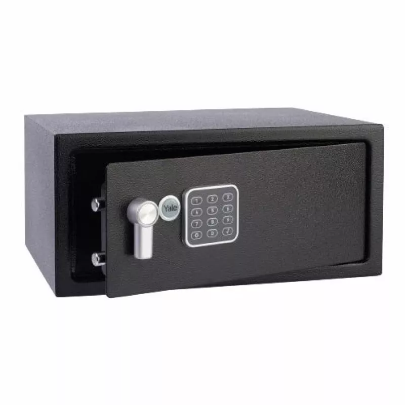 Cofre autónomo Yale YLV/200/DB2 aço preto 24L fechadura de combinação